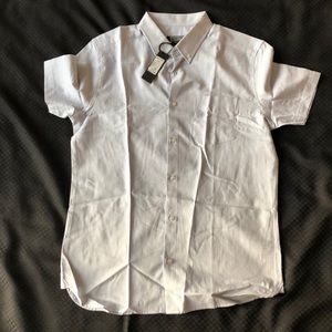 Large collared button up shirt